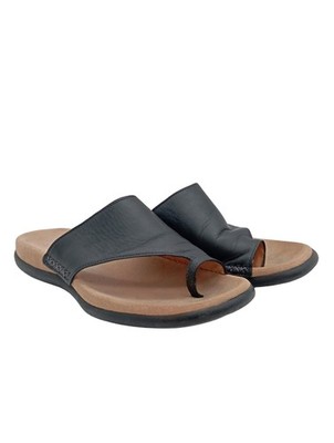 GABOR Flip Flop Sandalen Damen Sandalen Gr. DE 37 schwarz-nude Casual-Look