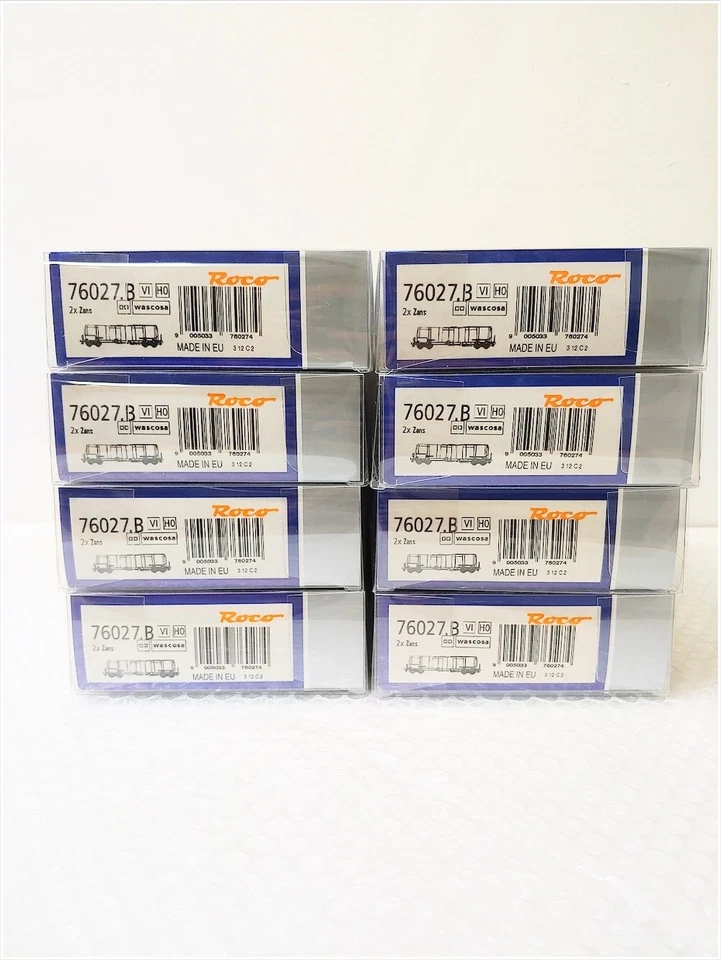 ROCO HO 76027 x7.5 Tank Wagons Set Kesselwagen 2 Car Set, Wascosa - Image 2 of 3