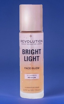 Revolution Bright Light 4-in-1 Foundation Primer Face Glow Illuminate Medium NEW