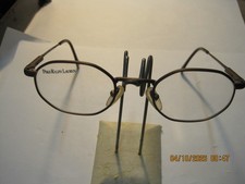 New POLO RALPH LAUREN POLO PREP 520 WM6 130 44 20 GRAY Eyeglasses Frames ITALY