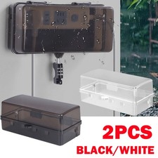 2Pc 220mm*105mm Waterproof Plug Box Plastic Socket Protective Cover Outdoor HOT