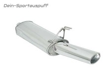 Ragazzon Edelstahl Sportauspuff Alfa Romeo 146 1.9 JTD 115x70mm oval eingerollt