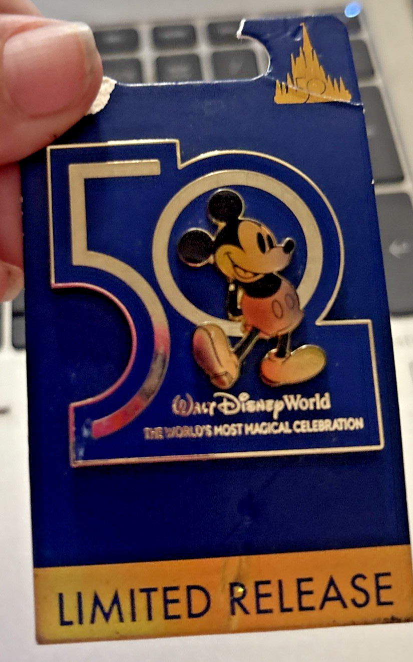 ^Disney Pin 50th Anniversary Mickey - World’s Most Magical Celebration WDW 2021