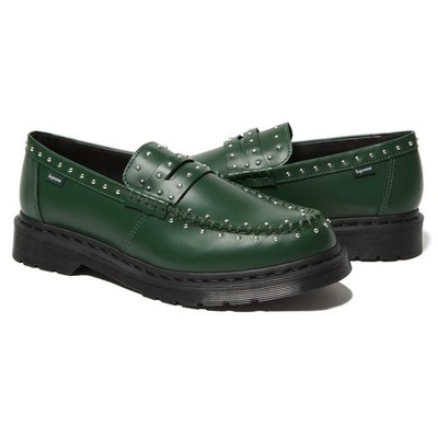 Supreme x Dr. Martens Studded Penton Loafer Dark Green 25SS Week 13 Japan New