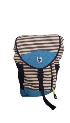 CHUMS Stripe Daypack Nylon Backpack Medium Travel Unisex Boody Outdoor Japan