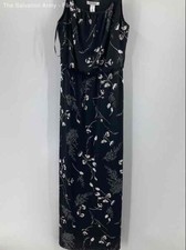 White House Black Market Womens Multicolor Floral Sleeveless Maxi Dress Size S