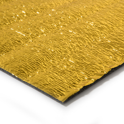 Wärmedämmschaumunterlage zum Heizen | 1x1m reflektierend | 6mm stark