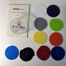 Shiller Learning Montessori at Home Fraction Tiles And Booklet