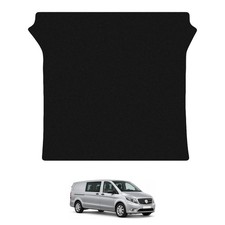 Carsio Tailored Carpet Van Rear Floor Mats For Mercedes Vito LWB dual liner