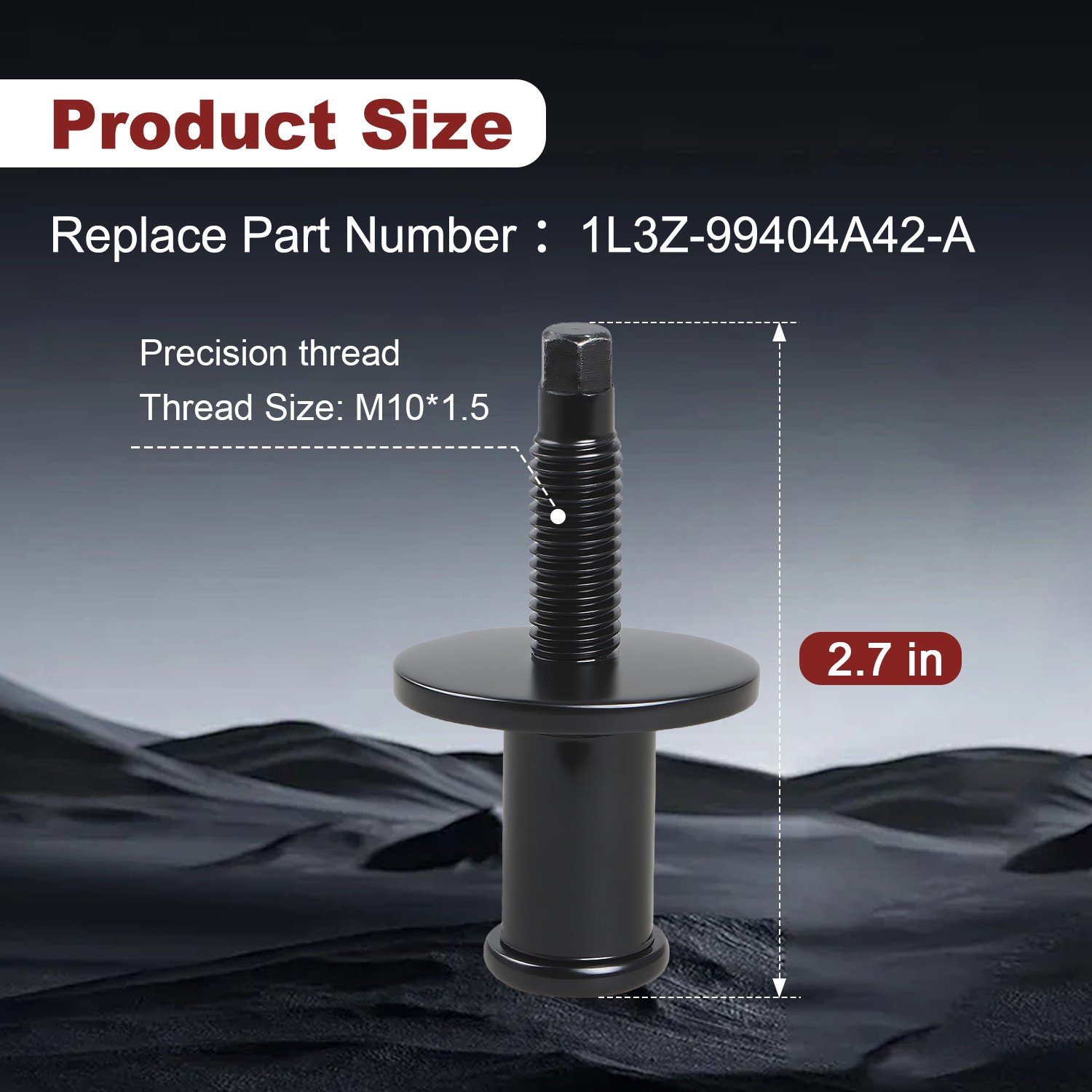 NEW Pair Tailgate Striker Latch Lock Bolt for Ford F150 F250 F350 1L3Z99404A42AA