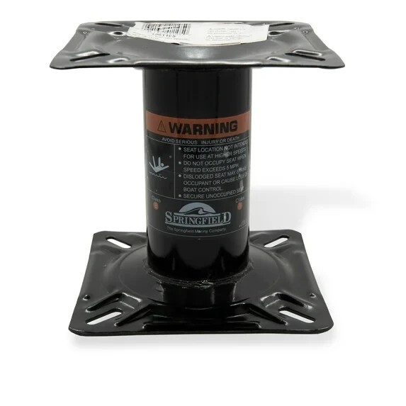 Springfield Marine 7-Inch Fixed Height Boat Seat Pedestal - Economy Series