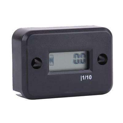 _Digital Hour Meter Gauge Timer For Gasoline Engine Racing Motorcycle ATV Mower
