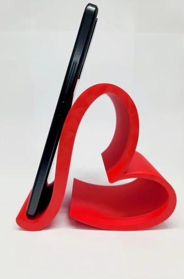 Cell Phone/Tablet Stand Heart Shaped Smartphone and Small Tablets Kindle Holder 