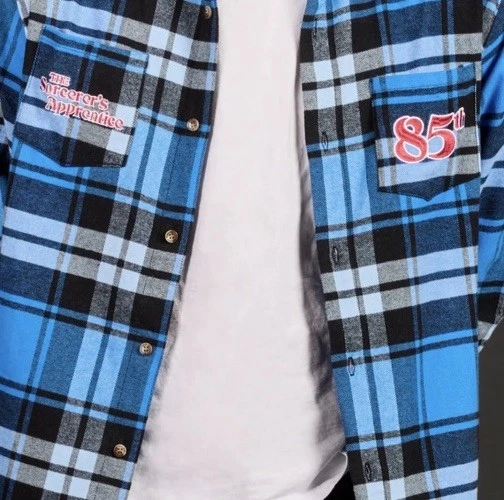 Camisa de franela 2025 Cakeworthy Disney Fantasia The Sorcerer's Apprentice L XL NUEVA Foto 4 de 4