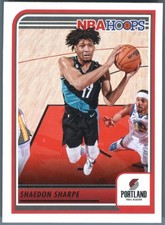2023-24 Hoops Portland Trail Blazers Shaedon Sharpe #166