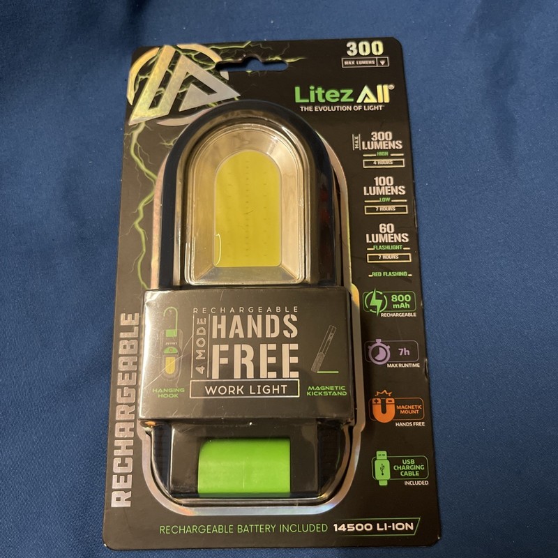 Litez All Rechargeable Hands Free Work Light
