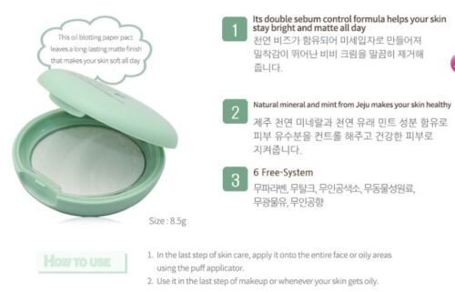 INNISFREE Kein Talg-Mineralpakt 8.5g Öl-Kontrolle-lichtdurchlässiges Pulver - Bild 4 von 12