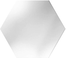 1" Hexagon Mirror Acrylic Pack of 50 Discs for Arts and Crafts Plastic Tiles DIY