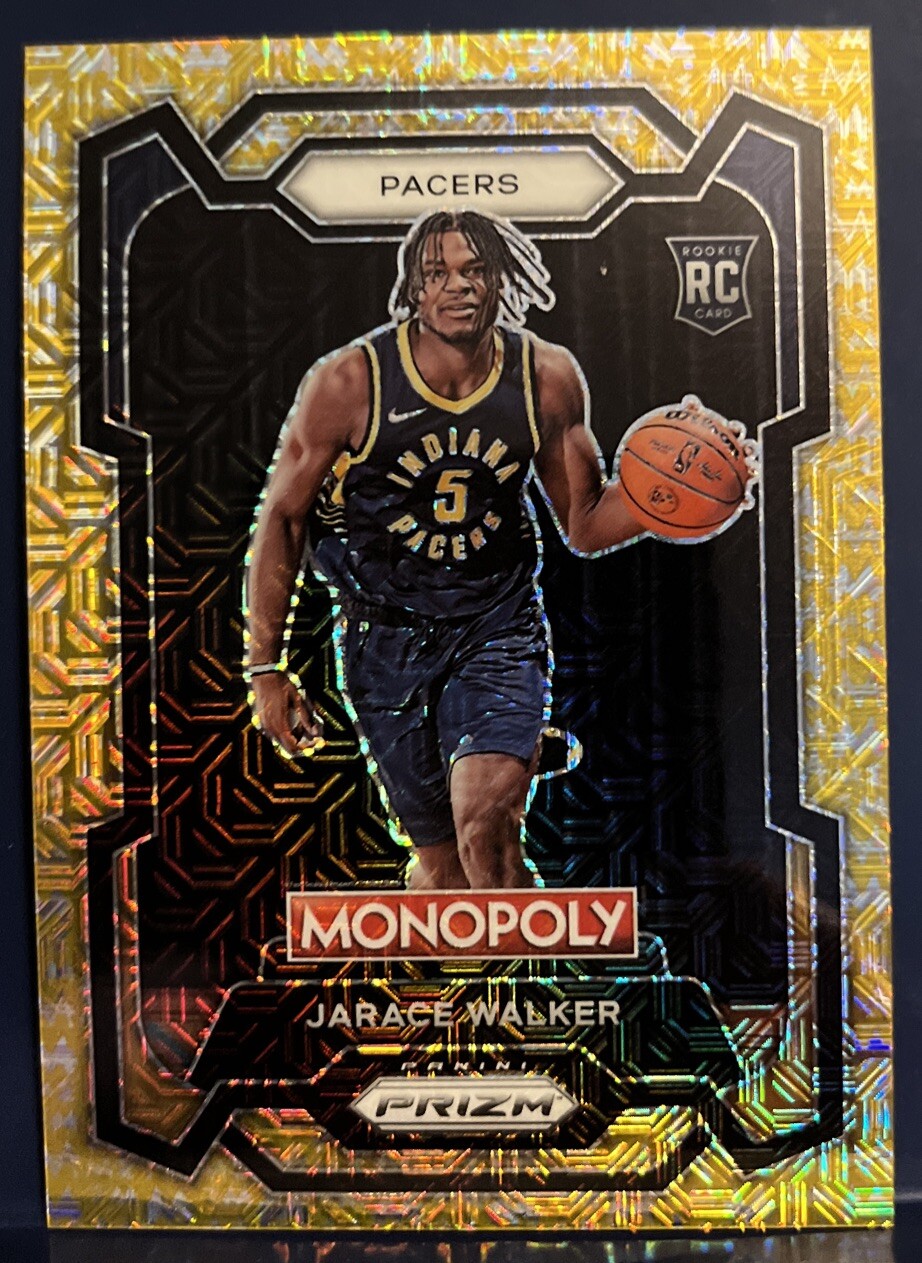Jarace Walker 2023-24 Prizm Monopoly Gold Millionaire RC #36 Pacers 211/500 *