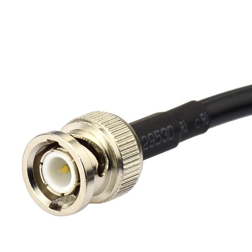 BNC male plug to SO239 Female Jack Adapter jumper pigtail Cable RG58 8" 20cm - Picture 3 of 3
