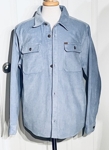 Buffalo David Bitton Long Sleeve Corduroy Jeremias Shacket Shirt Men’s XL Blue