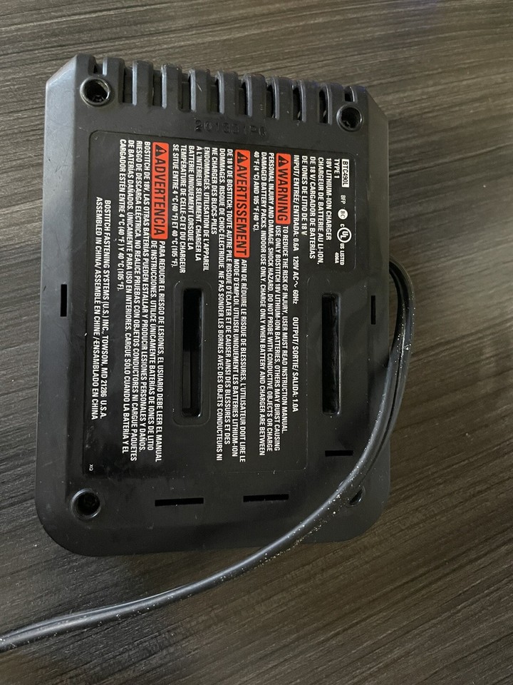 Genuine OEM Bostitch BTC490L 18V LithiumIon Battery Charger eBay