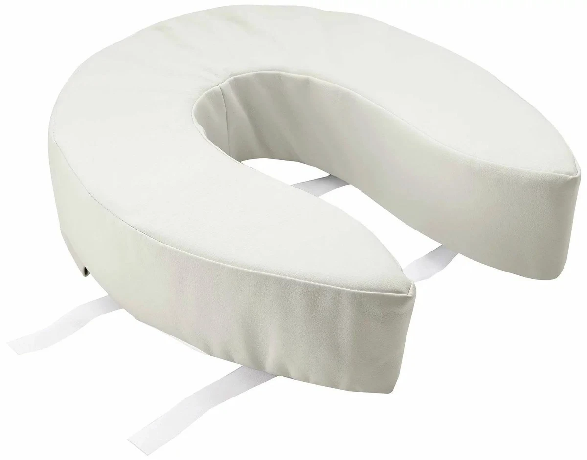 Padded raised toilet seat deals