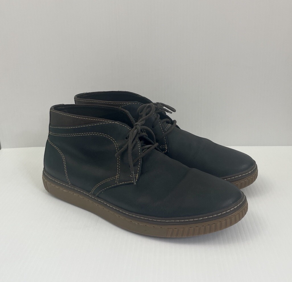 Johnston Murphy Wallace Chukka Boot Blue Leather Gum Sole Shoe Men's size  9M