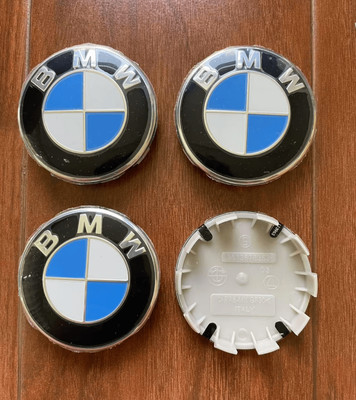 4pcs 68mm (2.68'') Fits BMW Center Wheel Hub Caps - Blue & White