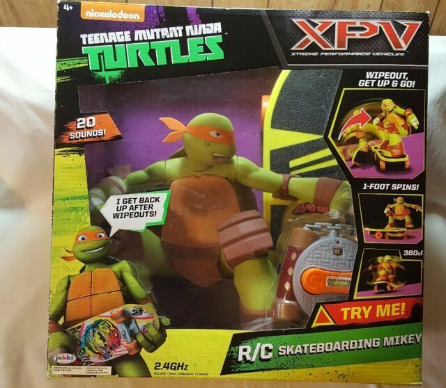 Featured image of post Teenage Mutant Ninja Turtles Skateboarding Mikey Remote Control Toy Teenage mutant ninja turtles 20 sounds spining foot rc skateboarding mikey for sale online ebay