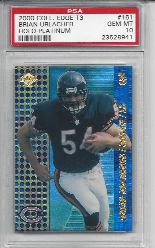Brian Urlacher Collector's Edge T3 #161 Holo Platinum