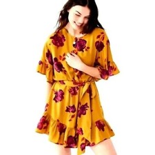 Urban Outfitters Suddenly Ruffle Tie Dress Size XS NWT $69