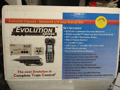 Digitrax EVOX Evolution Express Advanced 5A/8A Starter Set