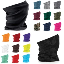 Beechfield Morf Recycled Multi Use Face Mask Head Neck Wear Snood Scarf Warmer