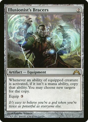 Illusionist's Bracers - Gatecrash (Magic the Gathering Mtg) NM Command All Star - Picture 1 of 1