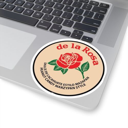 Mazapan Dulce Mexicano De La Rosa Mexican candy peanut treat Kiss-Cut Sticker - Picture 6 of 13