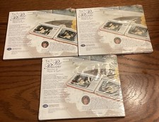 Lot 3 Packs Creative Memories 5 x 7 Page Protectors 10 Sheets Each 30 Total New