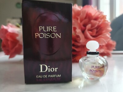 Dior   Pure Poison Eau De Parfum 5ml Miniatur Rarität Neu