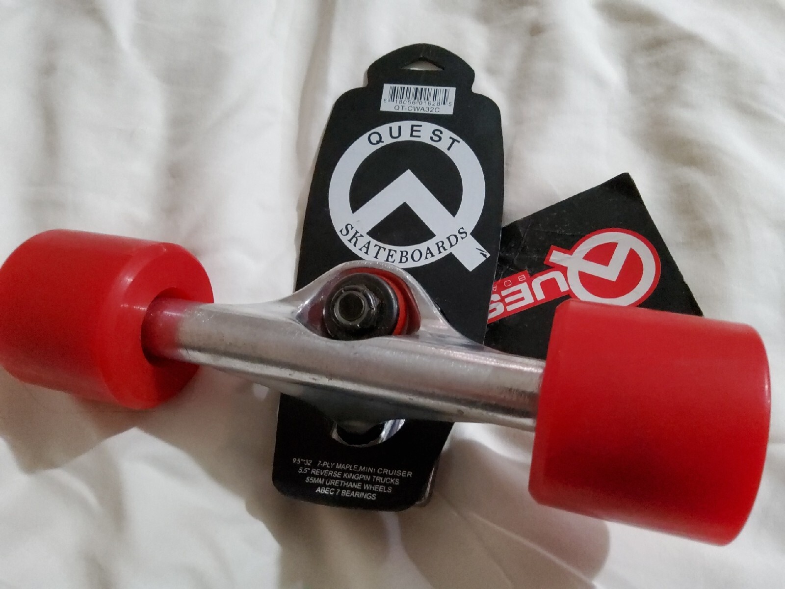 55mm Urethane Abec7 Bearings 5.5 Reverse Kingpin Trucks Single Axle Replace