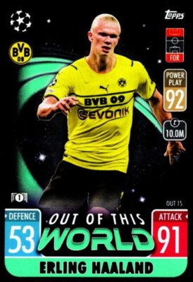Match Attax Extra CL 2021/22 - Haaland - BVB Dortmund - Out of this World OUT15