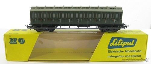 Liliput 290 H0  Personenwagen Abteilwagen 3. Klasse mit OVP X00001-10712 | Zustand: Gebraucht