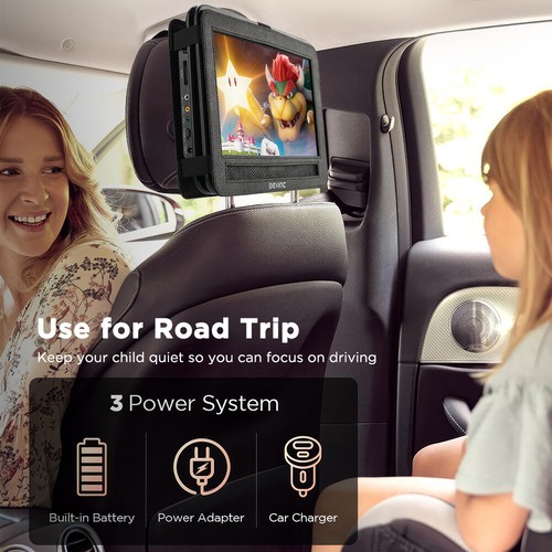 16:9 Portable DVD Player 9-inch LCD Swivel Screen CD/ DVD/ DVD/ VCD/ All Regions - Picture 14 of 22