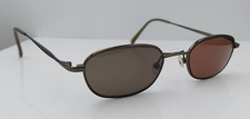 Vintage Eddie Bauer Lakeside Gray Oval Metal Sunglasses Japan FRAMES ONLY