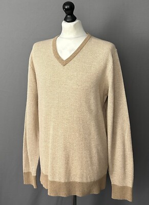 CANALI PULLOVER - 100% Schurwolle - Herren Größe IT 54 - 44'' Brustumfang - 2XL - XXL