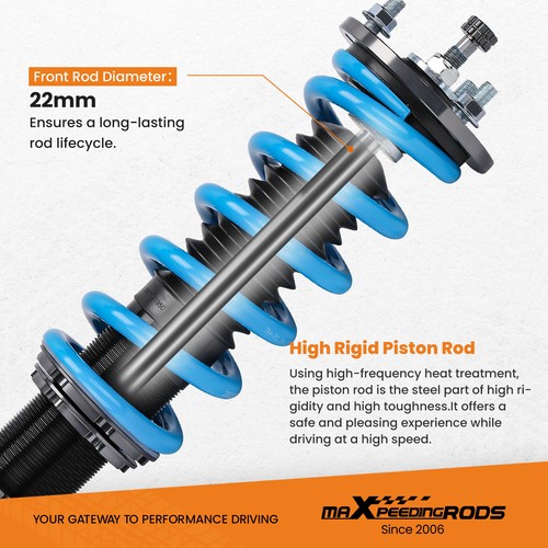 MaXpeedingrods 24 Way Damper Coilover Struts For Honda Accord DX/EX/LX 1990-1997 - Picture 9 of 11