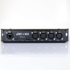 eDMX4 MAX 4-Port 5-pin ArtNet/sACN via Ethernet to DMX 512 Converter