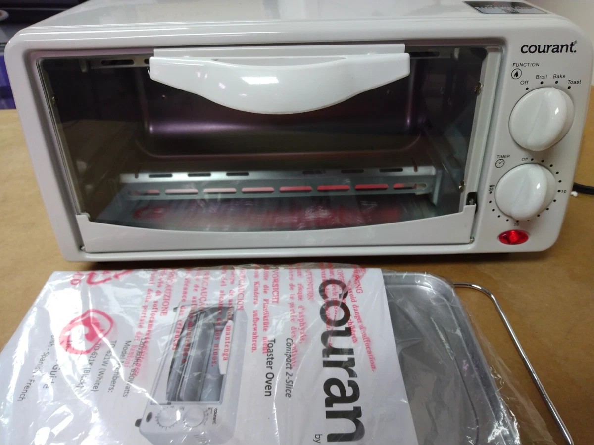 Courant Compact Toaster Oven Black