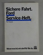 Scheckheft / Wartungsheft blanko Ford Transit Stand 07/1983