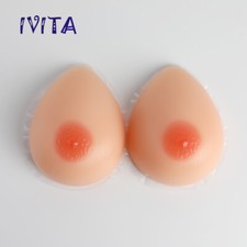 IVITA EE Cup Self-Adhesive Dropletshape Silicone Breast Fake Boobs Enhancer