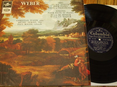 FCX 1053 Weber Flute Trio / Flute Sonatas Nos. 3 & 6 / Ivaldi / Debost / Boufil